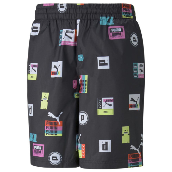 Puma Ανδρικό σορτς Brand Love AOP Shorts 8" WV Puma Ανδρικό σορτς Brand Love AOP Shorts 8" WV